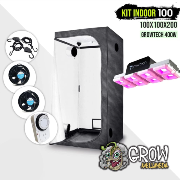 KIT CARPA INDOOR 100X100X200 + GROWTECH 400W