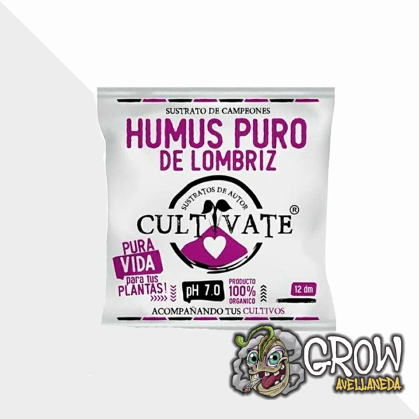 Humus Puro de Lombriz 12 Cultivate