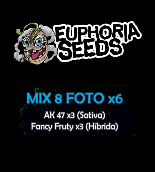 EUPHORIA SEEDS - MIX FEM 8 X6 - AK-47 + FANCY FRUTY